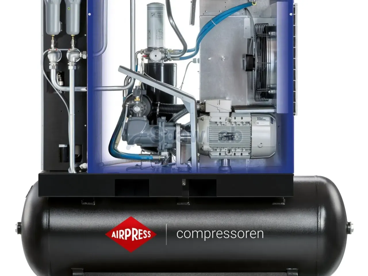 Airpress Kompresor śrubowy EcoPower 25D IVR Combi Dry 13 bar 25 KM/18.5 kW 803 - 3330 l/min 500 l, zdjęcie 6