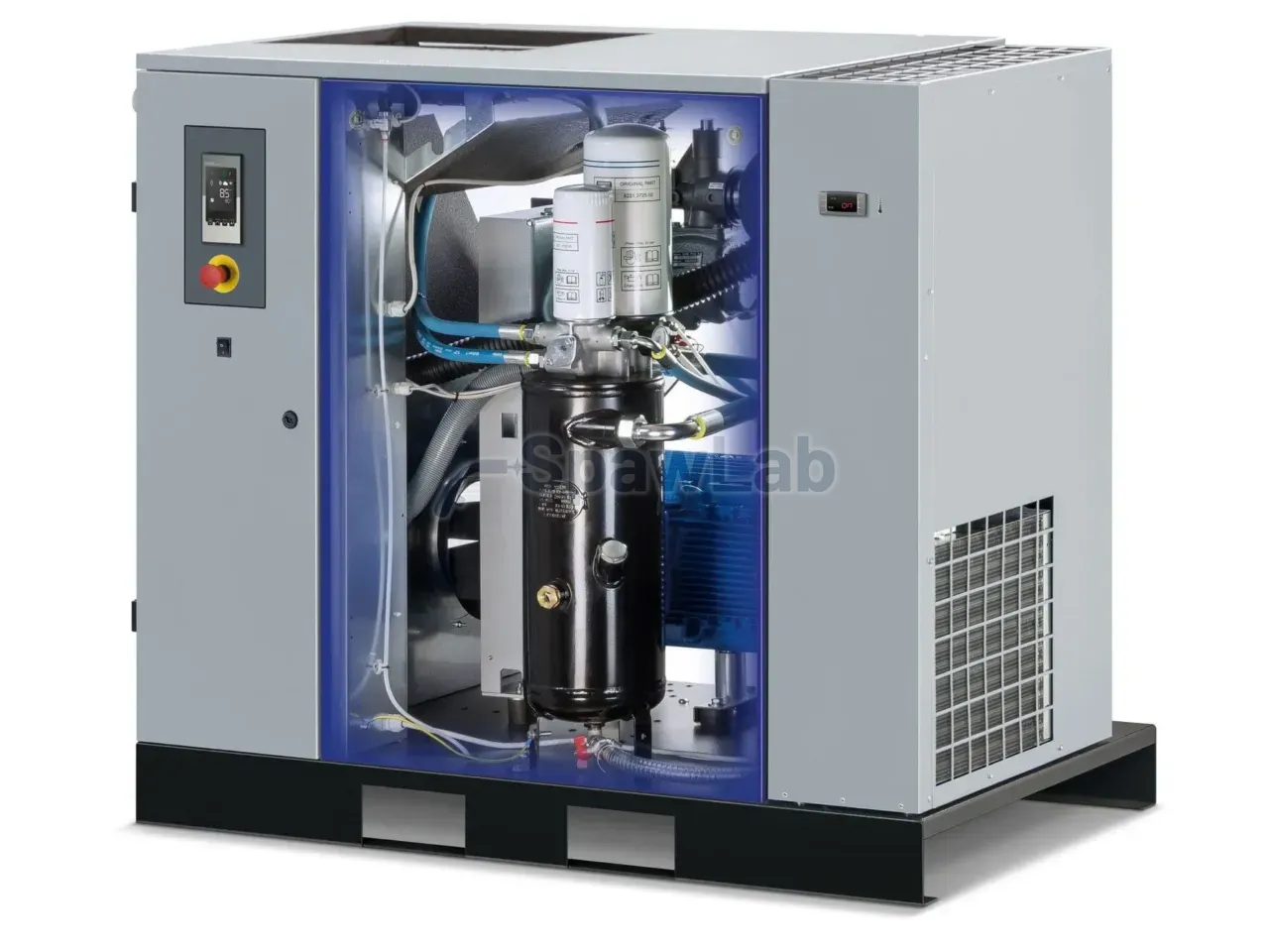 Airpress Schraubenkompressor EcoPower 40B Dry 10 bar 40 PS/30 kW 3906 l/min, Bild 3