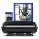 Airpress Kompresor śrubowy EcoPower Premium 10D IVR Combi Dry PM 13 bar 10 KM/7.5 kW 276 - 1272 l/min 500 l, zdjęcie 3