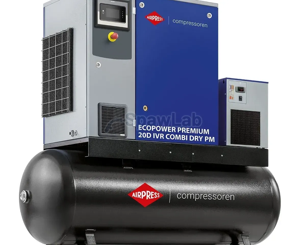Airpress Kompresor śrubowy EcoPower Premium 20D IVR Combi Dry PM 13 bar 20 KM/15 kW 672 - 3000 l/min 500 l, zdjęcie 4