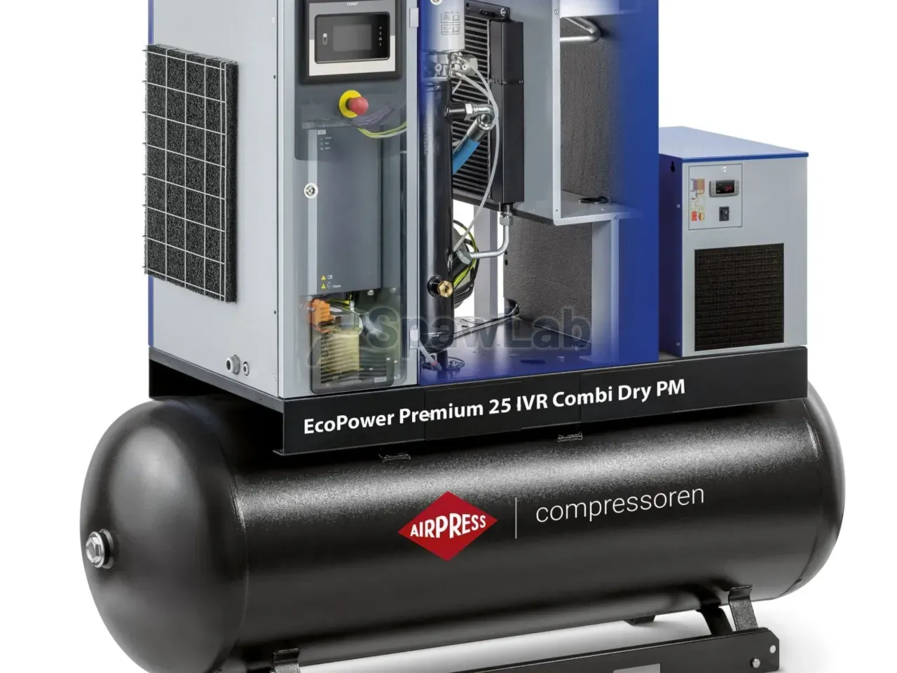 Airpress Screw compressor EcoPower Premium 25D IVR Combi Dry PM 13 bar 25 HP/18.5 kW 672 - 3504 l/min 500 l, photo 2