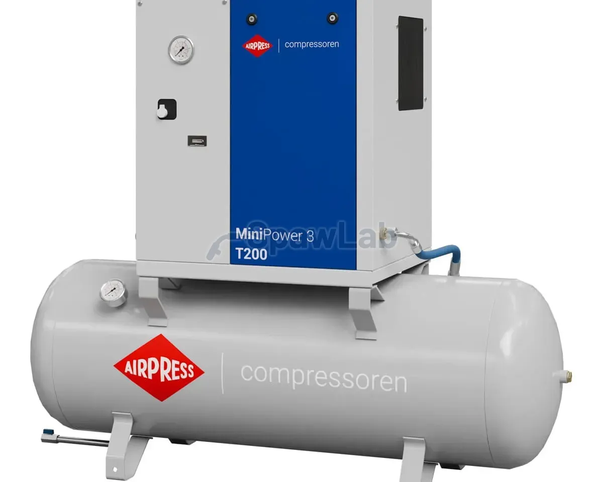 Airpress Kompresor śrubowy MiniPower 3 T200 | 3.0 KM / 2.2 kW | 325 L/min | 200 L, zdjęcie 2