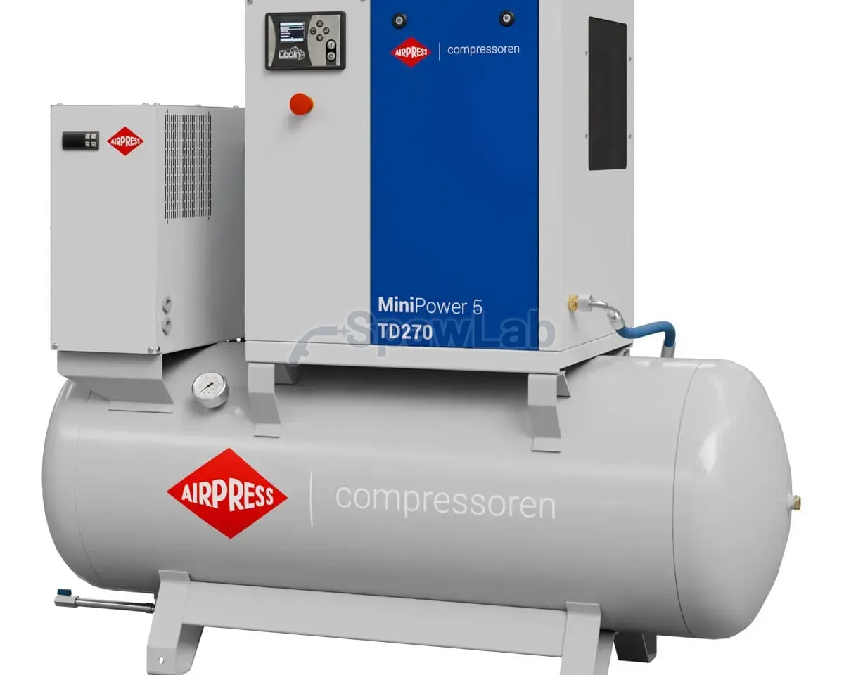 Airpress Schraubenkompressor MiniPower 4 TD270 | 4.0 PS / 3.0 kW | 385 L/min | 270 L, Bild 2