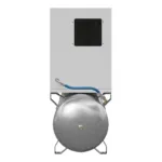 Airpress Kompresor śrubowy MiniPower 4 TDG270 | 4.0 KM / 3.0 kW | 385 L/min | 270 L galwanizowany, zdjęcie 4