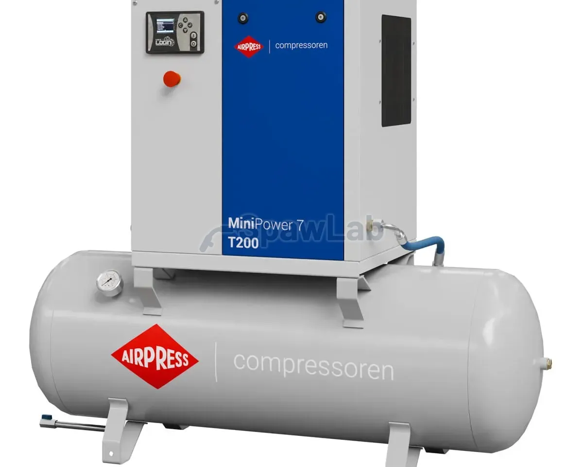 Airpress Kompresor śrubowy MiniPower 7 T200 | 7.5 KM / 5.5 kW | 650 L/min | 200 L, zdjęcie 2