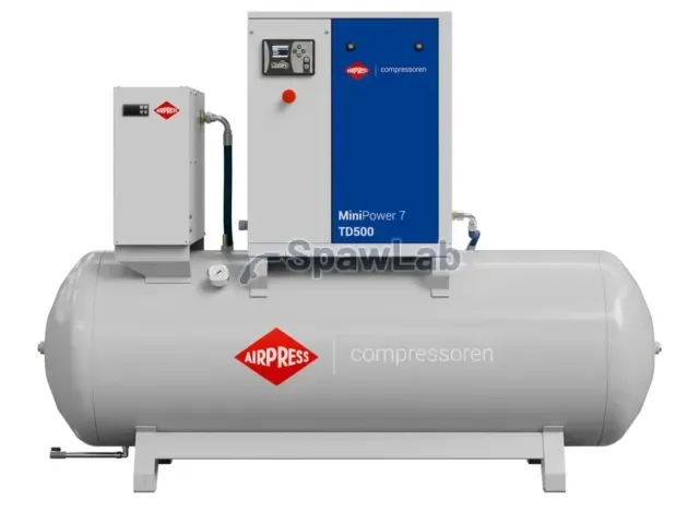 Airpress Schraubenkompressor MiniPower 7 TD500 | 7.5 PS / 5.5 kW | 650 L/min | 500 L