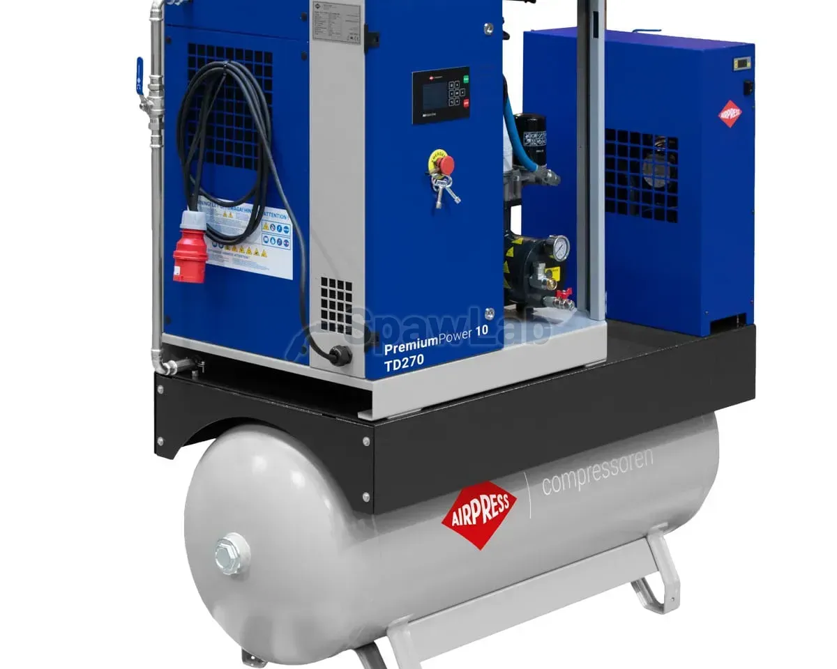 Airpress PremiumPower 10 TD270 Schraubenkompressor | 10 PS / 7,5 kW | 328-1277 l/min | 270 l