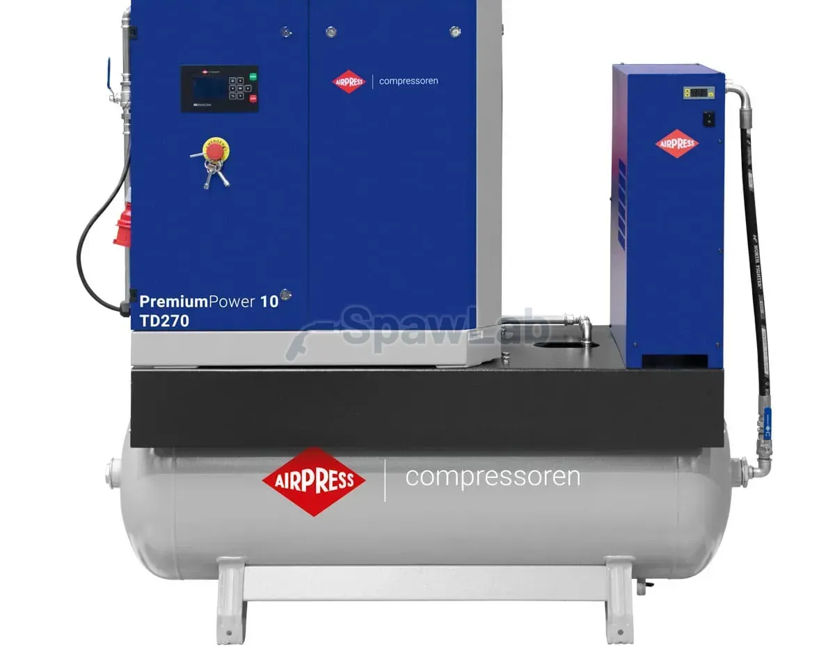 Airpress PremiumPower 10 TD270 Schraubenkompressor | 10 PS / 7,5 kW | 328-1277 l/min | 270 l, Bild 4
