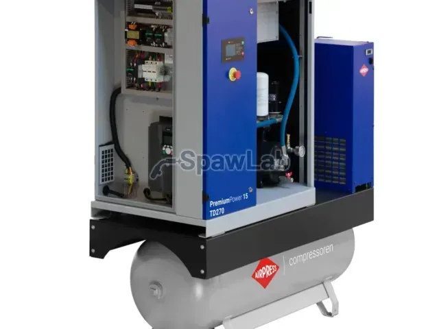 Airpress PremiumPower 15 TD270 Schraubenkompressor | 15 PS / 11 kW | 544-1701 l/min | 270 l