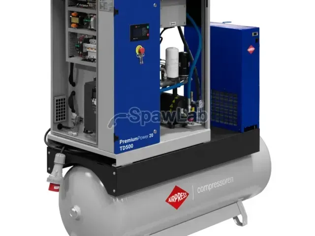 Airpress Kompresor śrubowy PremiumPower 20 TD500 | 20 KM / 15 kW | 1100 - 2420 l/min | 500 l