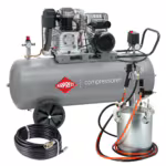 Airpress Kompressor HL 425-150 Pro + profesjonalny zestaw do bielenia i dezynfekcji gospodarstwa rolnego