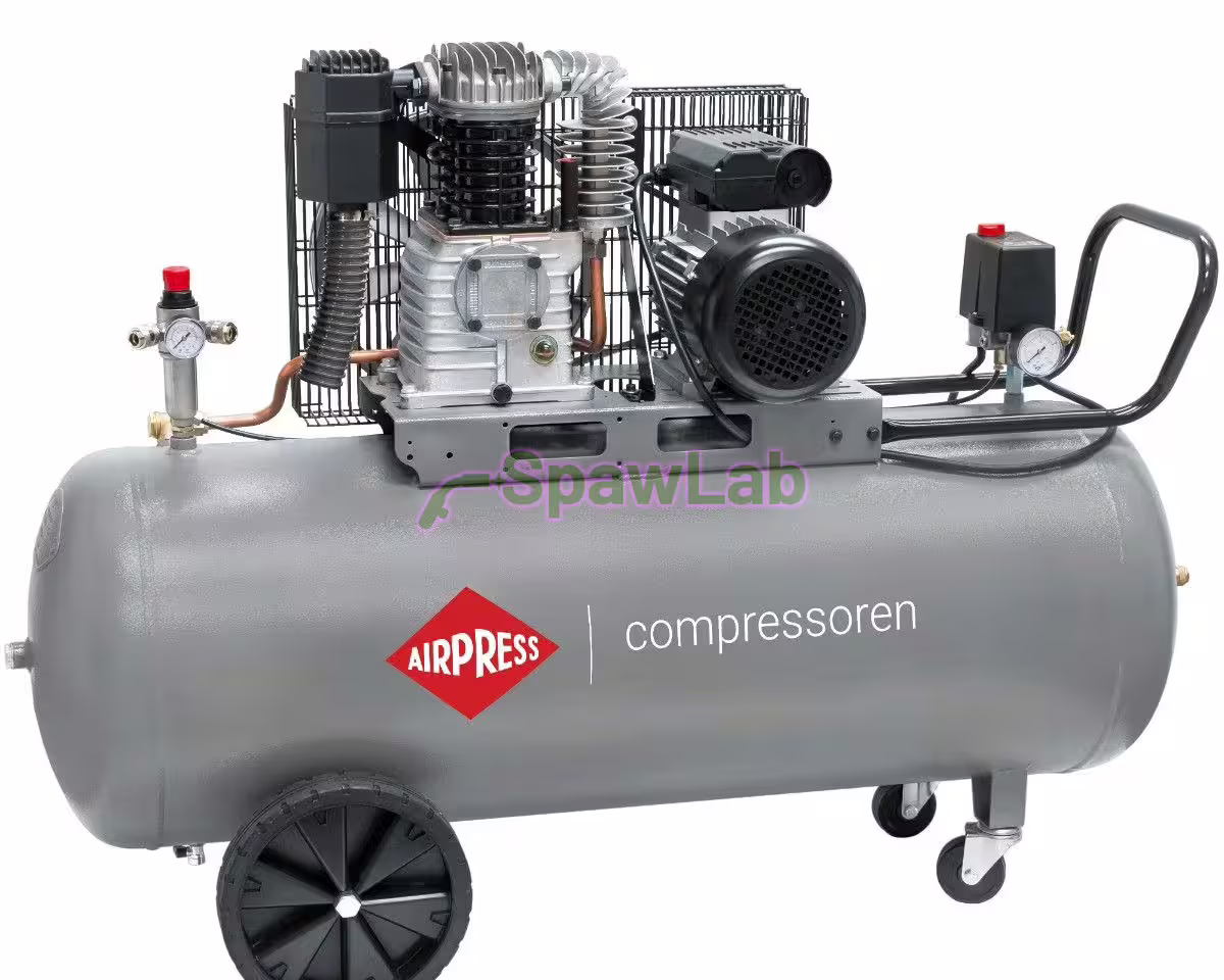 Airpress Kompressor HL 425-150 Pro + profesjonalny zestaw do bielenia i dezynfekcji gospodarstwa rolnego, zdjęcie 2