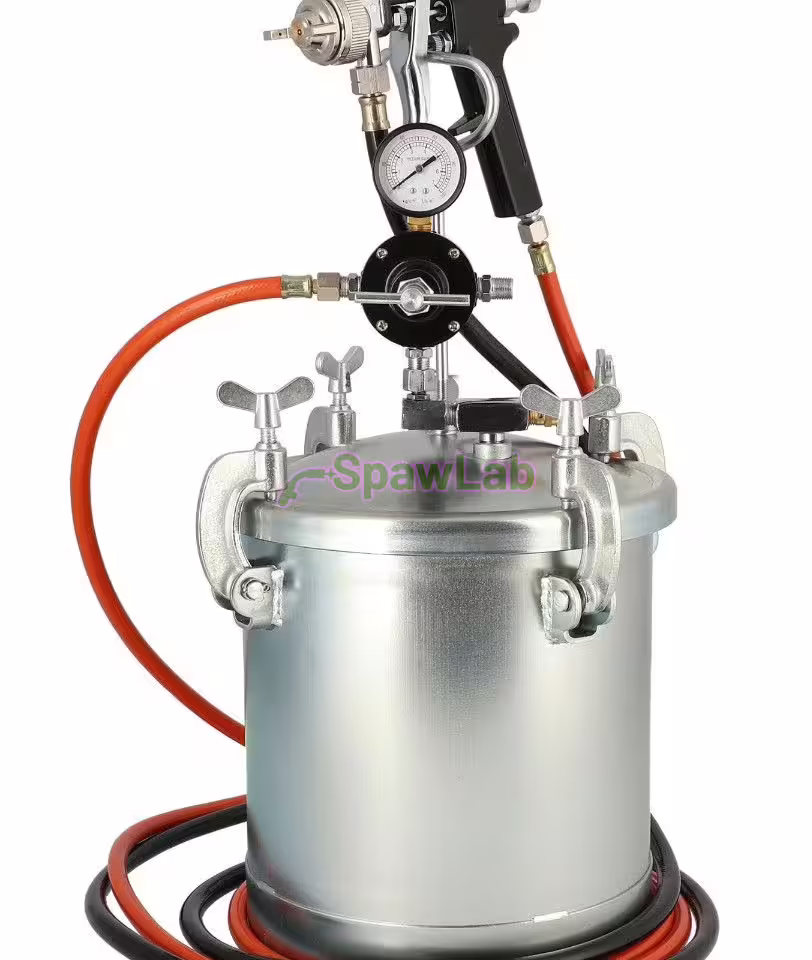 Airpress Kompressor HL 425-150 Pro + profesjonalny zestaw do bielenia i dezynfekcji gospodarstwa rolnego, zdjęcie 3