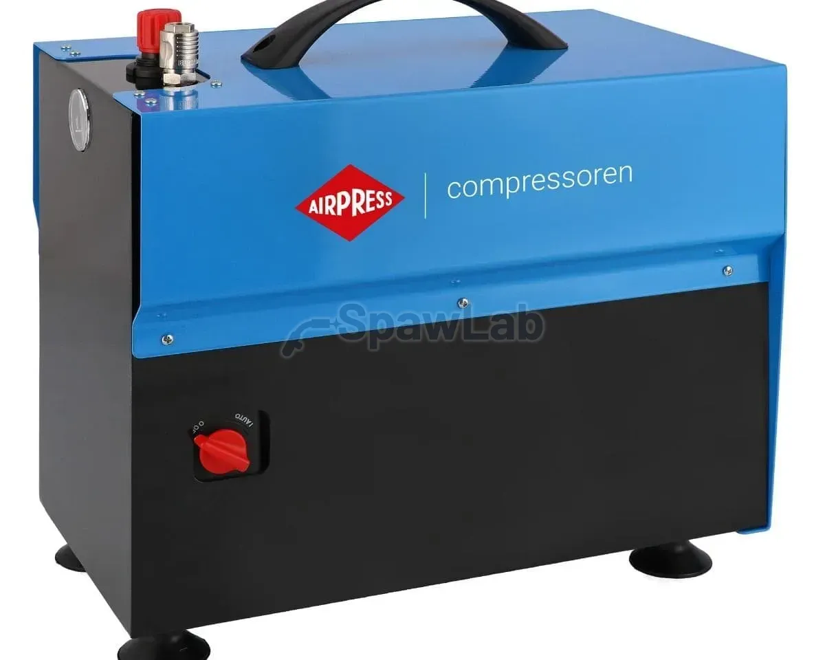Airpress Small oil-free compressor twin-piston L 5-210 10 bar 0.75 HP/0.55 kW 168 l/min 5 l silent