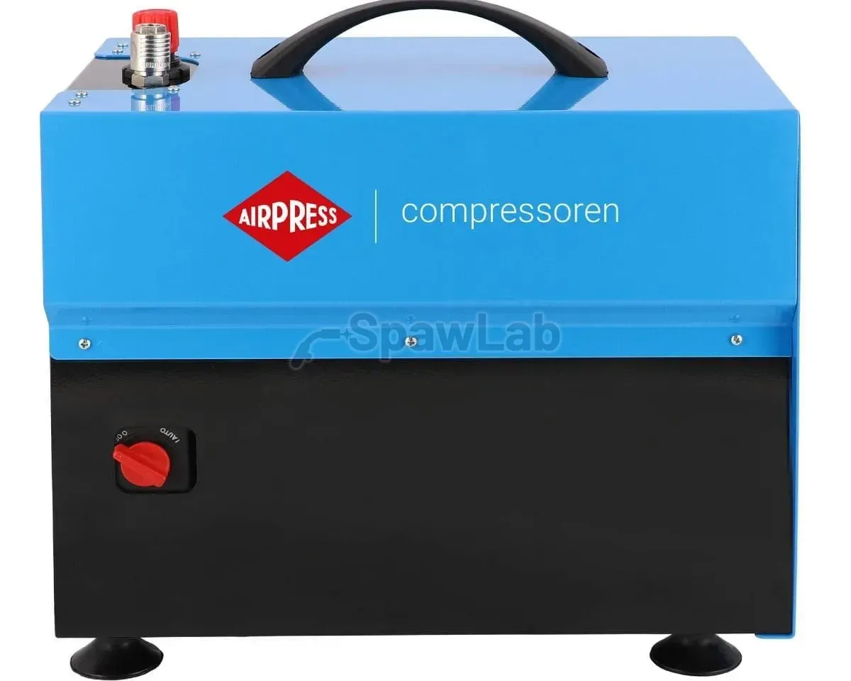 Airpress Small oil-free compressor twin-piston L 5-210 10 bar 0.75 HP/0.55 kW 168 l/min 5 l silent, photo 2