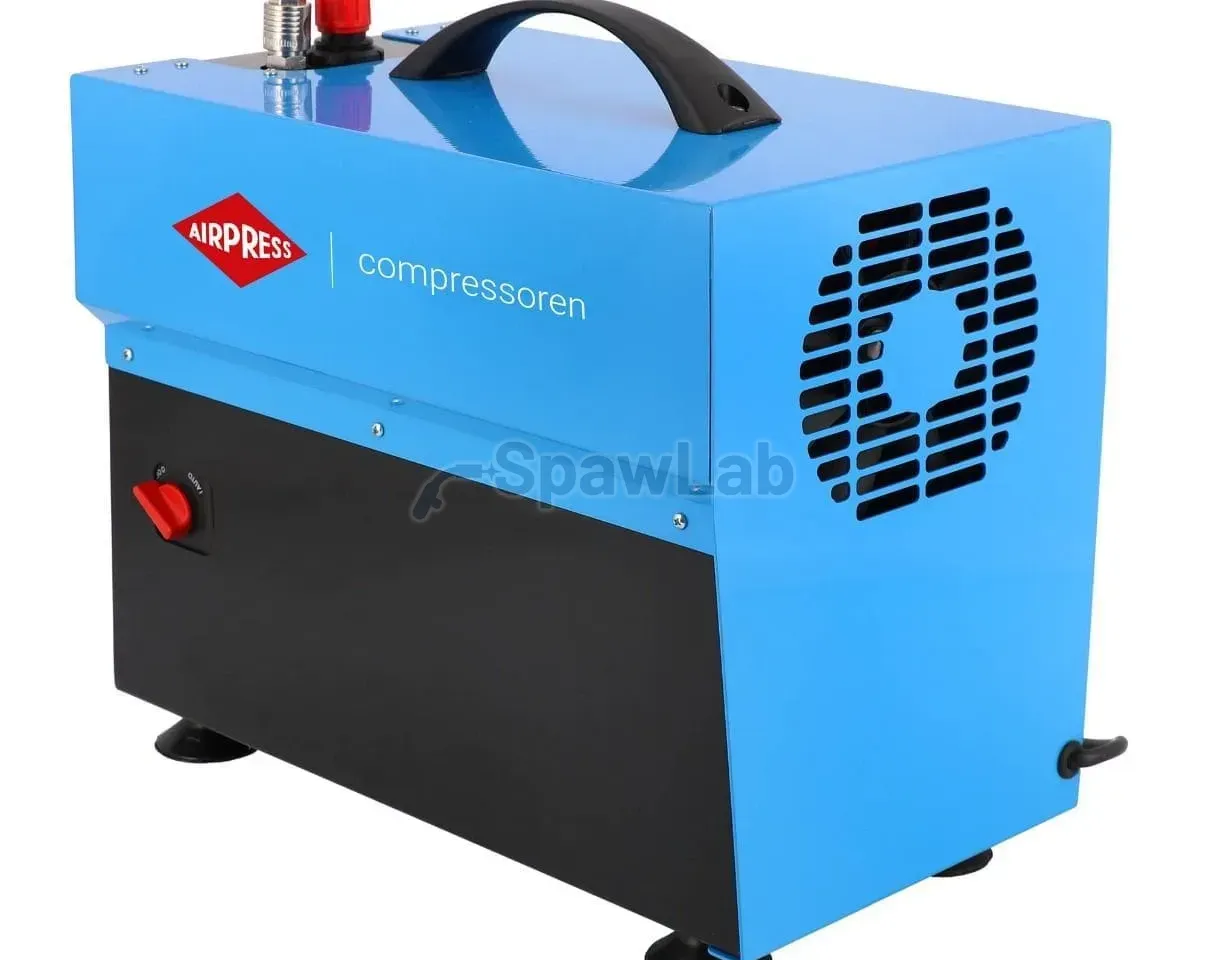 Airpress Small oil-free compressor twin-piston L 5-210 10 bar 0.75 HP/0.55 kW 168 l/min 5 l silent, photo 3