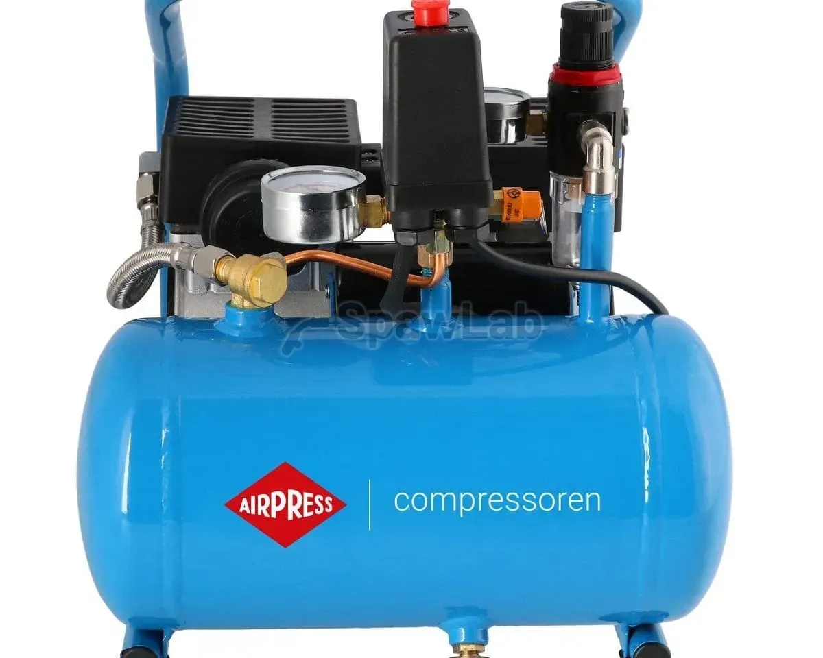 Airpress Small oil-free compressor twin-piston L 6-95 8 bar 0.71 HP/0.52 kW 48 l/min 5 l silent