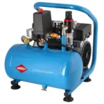 Airpress Small oil-free compressor twin-piston L 6-95 8 bar 0.71 HP/0.52 kW 48 l/min 5 l silent, photo 2