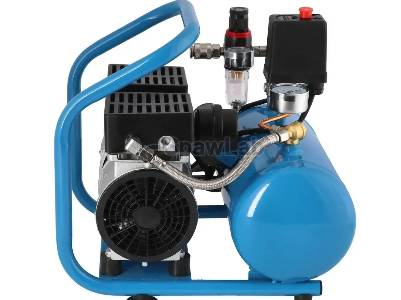 Airpress Small oil-free compressor twin-piston L 6-95 8 bar 0.71 HP/0.52 kW 48 l/min 5 l silent, photo 6