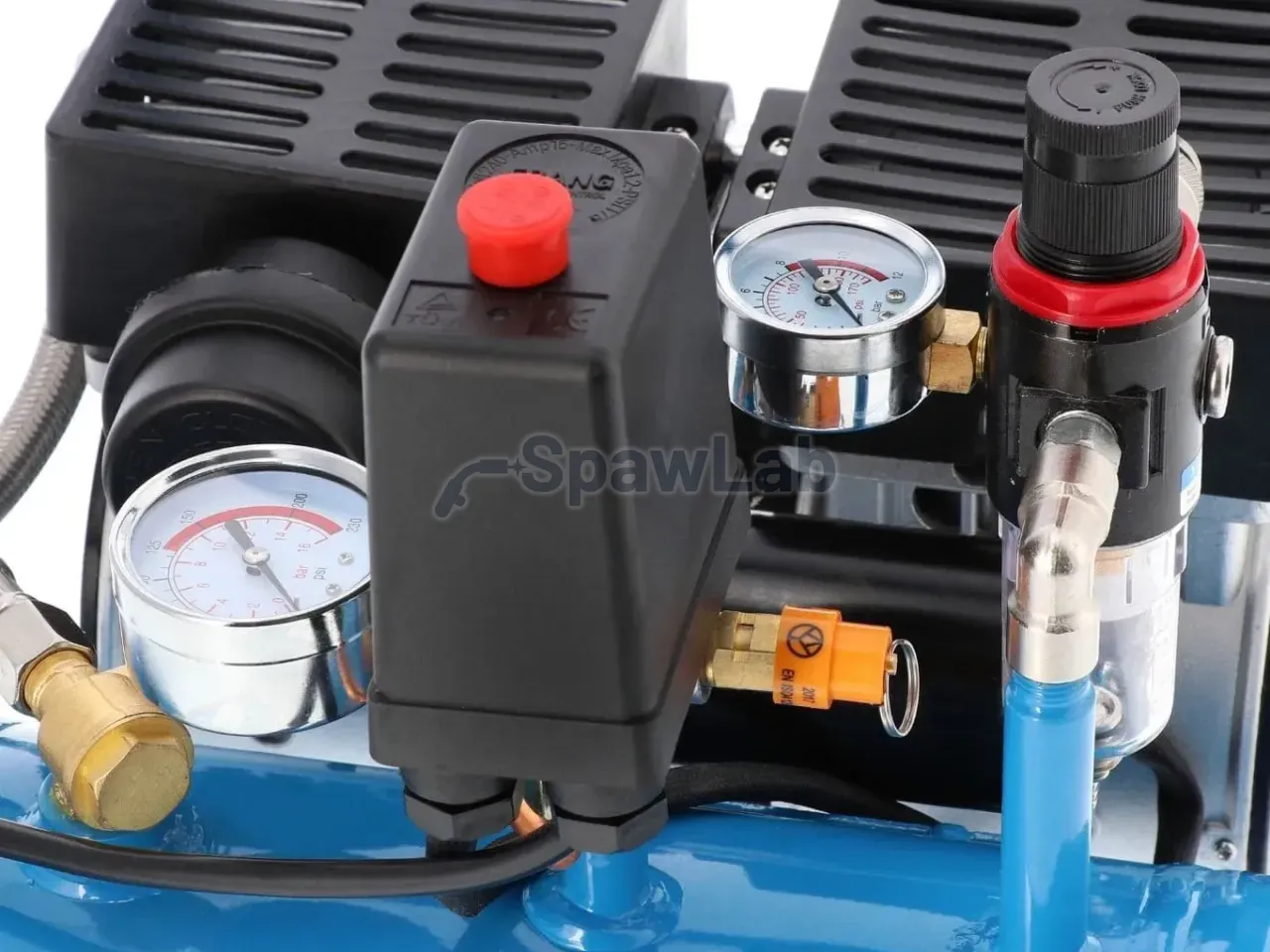 Airpress Small oil-free compressor twin-piston L 6-95 8 bar 0.71 HP/0.52 kW 48 l/min 5 l silent, photo 7