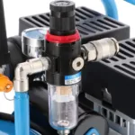 Airpress Small oil-free compressor twin-piston L 6-95 8 bar 0.71 HP/0.52 kW 48 l/min 5 l silent, photo 9