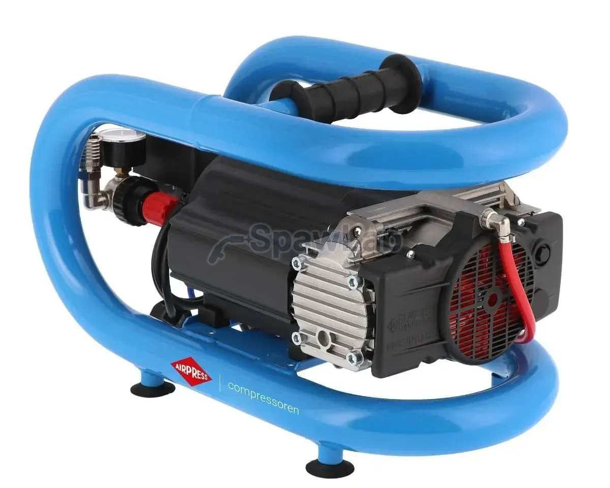Airpress Small oil-free compressor twin-piston LMO 3-210 10 bar 0.7 HP/0.5 kW 125 l/min 3 l silent, photo 3
