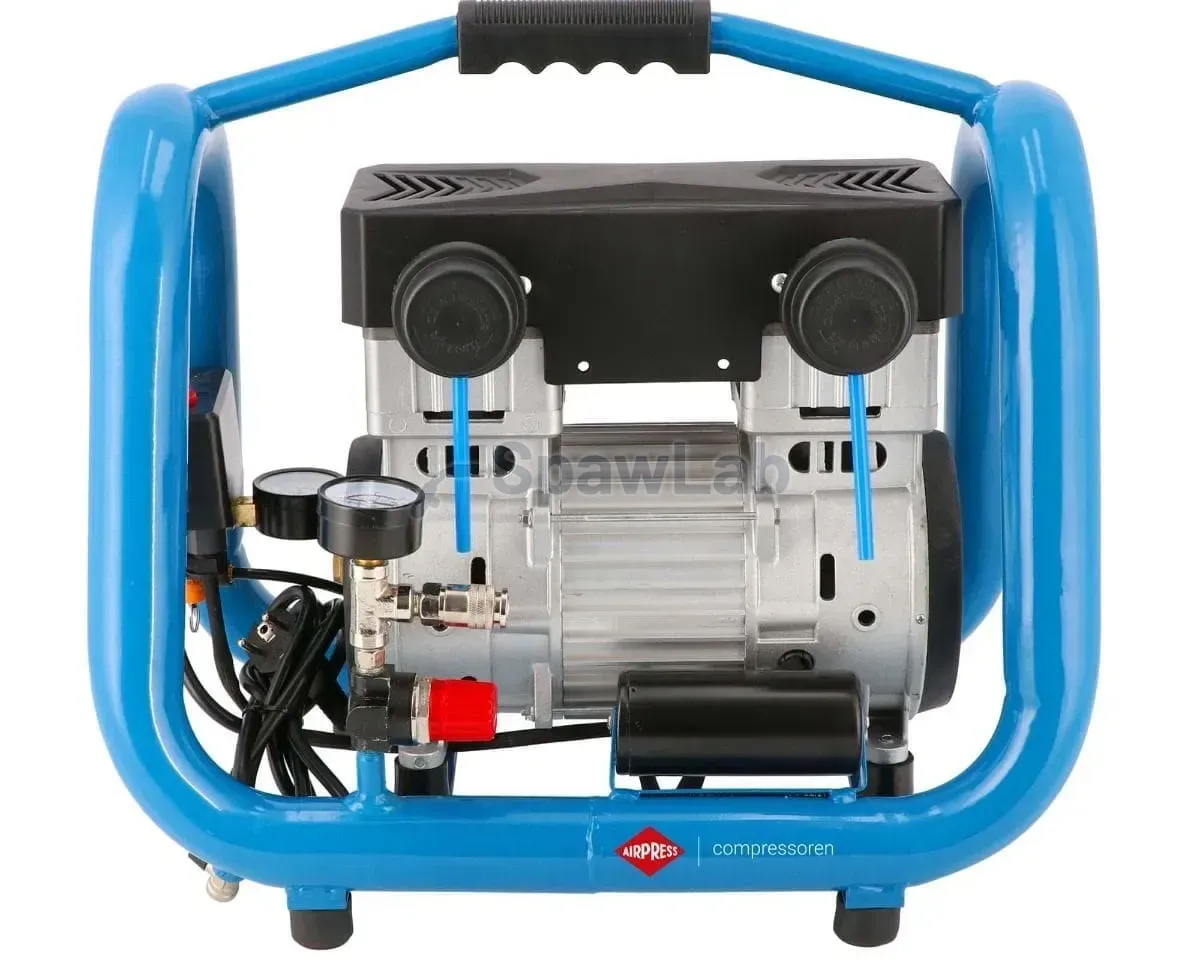 Airpress LMO 4-170 small quiet oil-free twin-piston compressor 10 bar 1.5 HP/1.1 kW 90 l/min 4 l