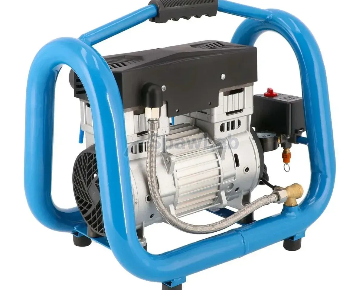 Airpress LMO 4-170 small quiet oil-free twin-piston compressor 10 bar 1.5 HP/1.1 kW 90 l/min 4 l, photo 4