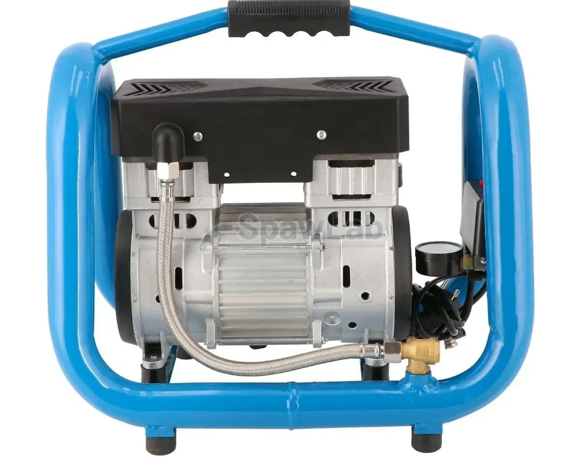Airpress LMO 4-170 small quiet oil-free twin-piston compressor 10 bar 1.5 HP/1.1 kW 90 l/min 4 l, photo 5