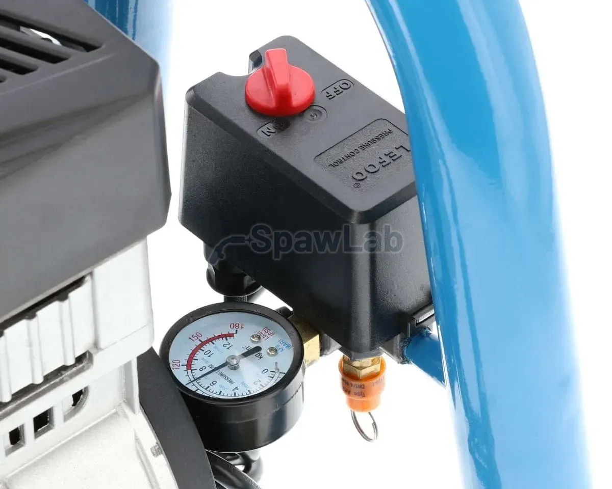 Airpress LMO 4-170 small quiet oil-free twin-piston compressor 10 bar 1.5 HP/1.1 kW 90 l/min 4 l, photo 9