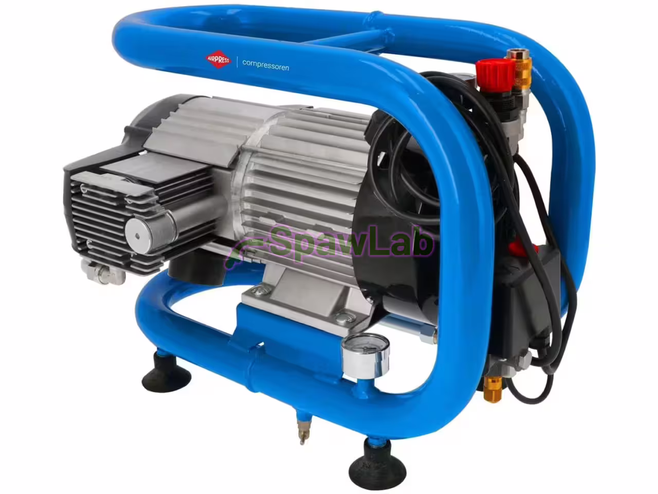 Airpress LMO 4-300 kleiner ölfreier Zweikolbenkompressor 10 bar 2 PS/1,5 kW 230 l/min 4 l, Bild 4