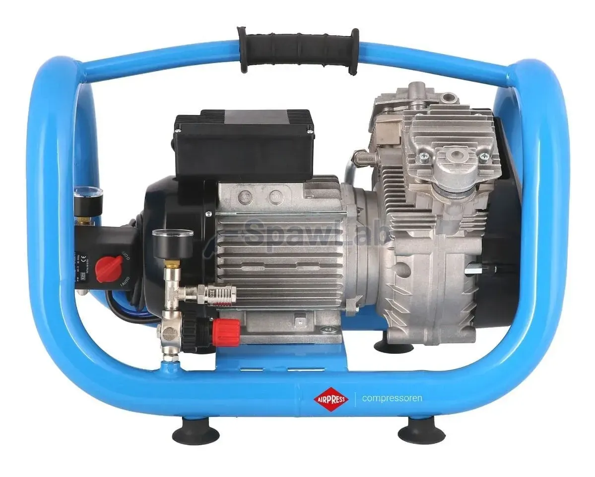 Airpress Klein ölfreier Kompressor Zweizylinder LMO 5-240 10 bar 1.5 PS/1.1 kW 192 l/min 5 l leise