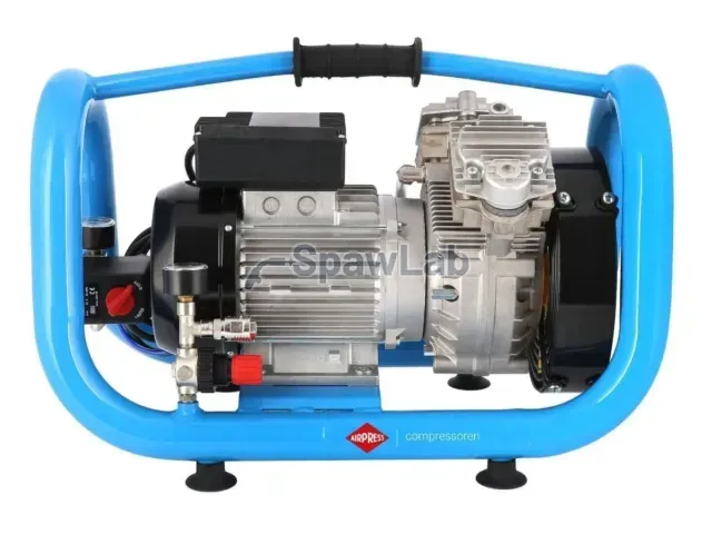 Airpress Mały kompresor bezolejowy dwutłokowy LMO 5-380 10 bar 2 KM/1.5 kW 304 l/min 5 l cichy