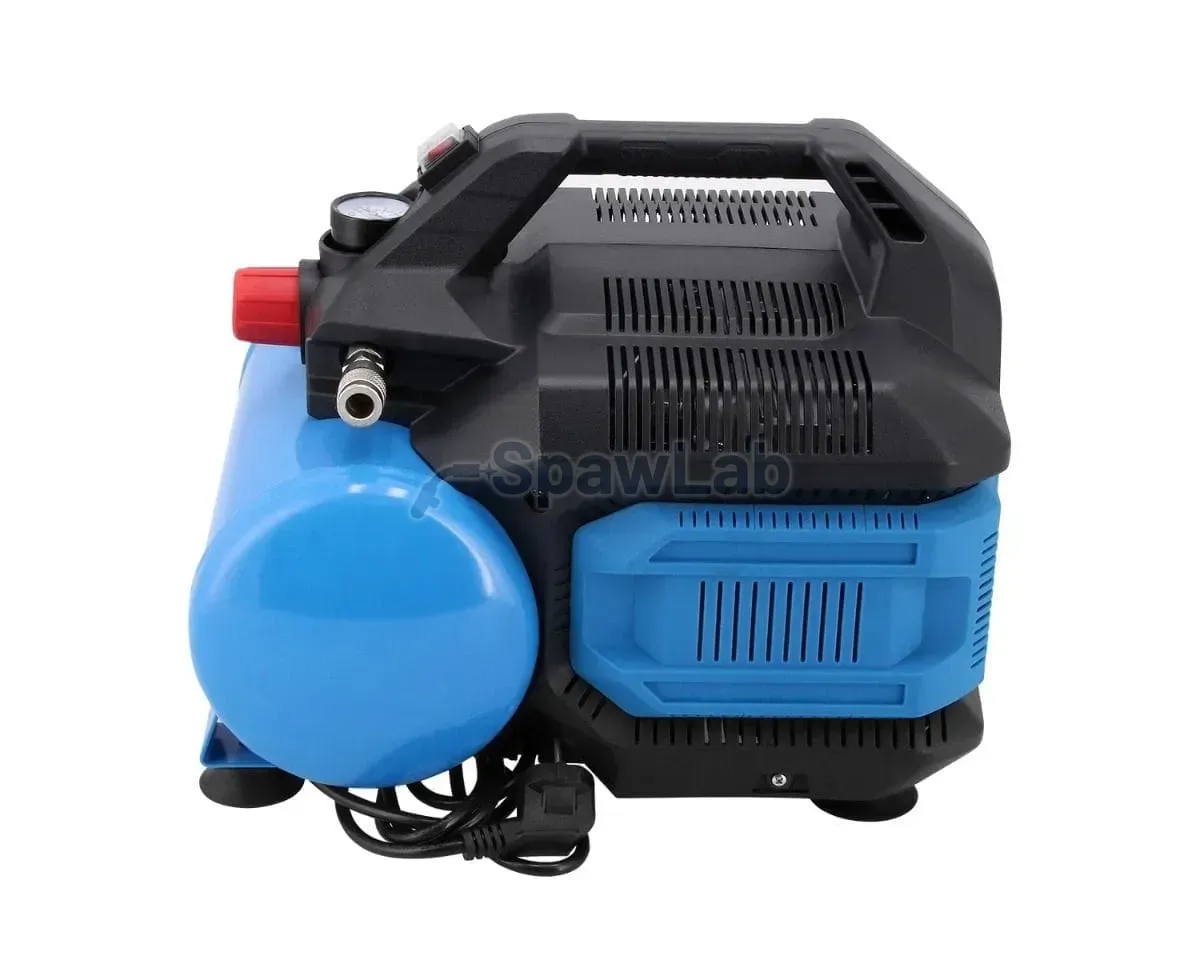 Airpress Mały kompresor bezolejowy dwutłokowy LMO 6-126 8 bar 1 KM/0.75 kW 88 l/min 6 l cichy, zdjęcie 2