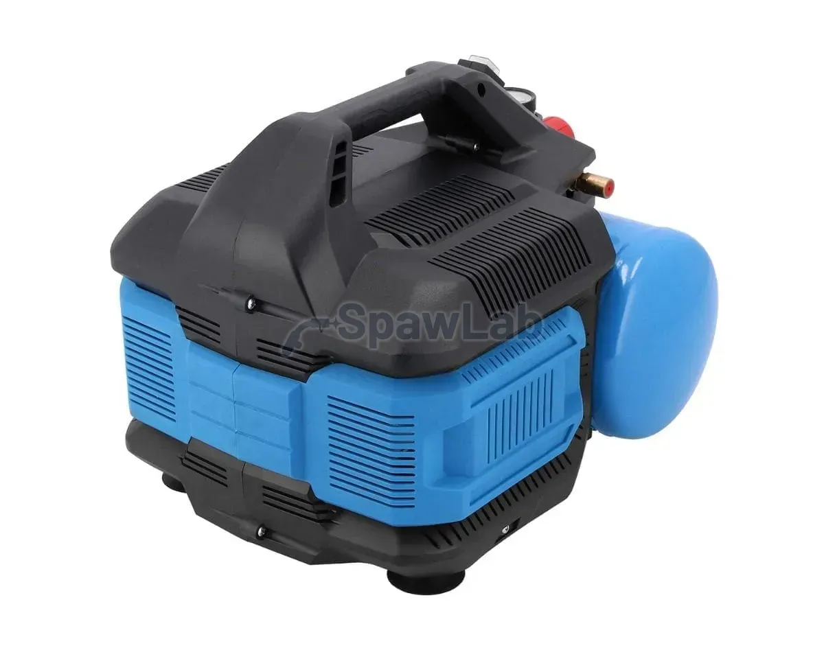Airpress Mały kompresor bezolejowy dwutłokowy LMO 6-126 8 bar 1 KM/0.75 kW 88 l/min 6 l cichy, zdjęcie 5