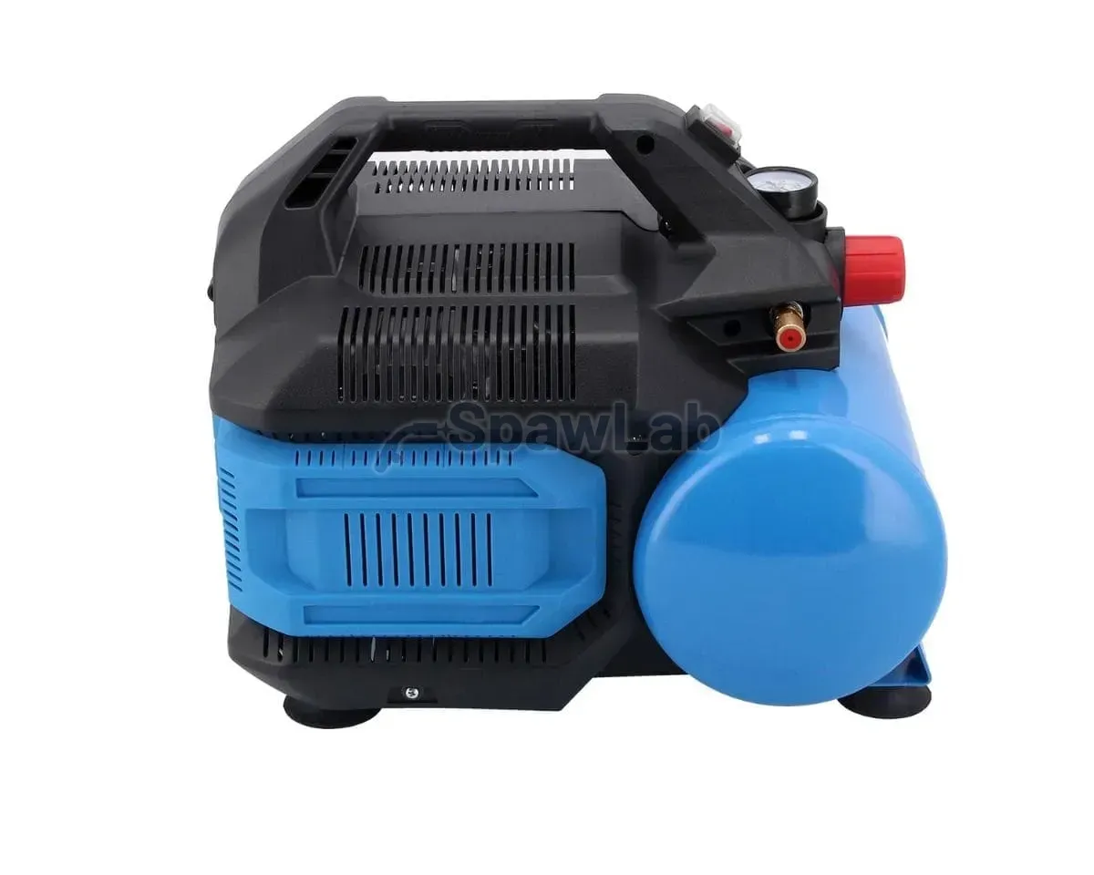 Airpress Mały kompresor bezolejowy dwutłokowy LMO 6-126 8 bar 1 KM/0.75 kW 88 l/min 6 l cichy, zdjęcie 6
