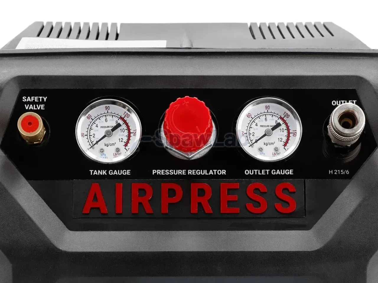 Airpress Klein ölfreier Kompressor H 215-6 8 bar 1.5 PS/1.1 kW 92 l/min 6 l BoomBox, Bild 12