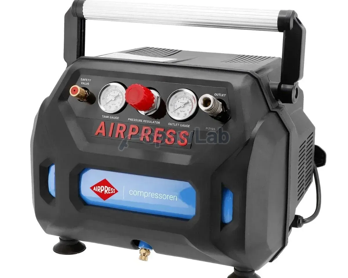 Airpress Klein ölfreier Kompressor H 215-6 8 bar 1.5 PS/1.1 kW 92 l/min 6 l BoomBox, Bild 3
