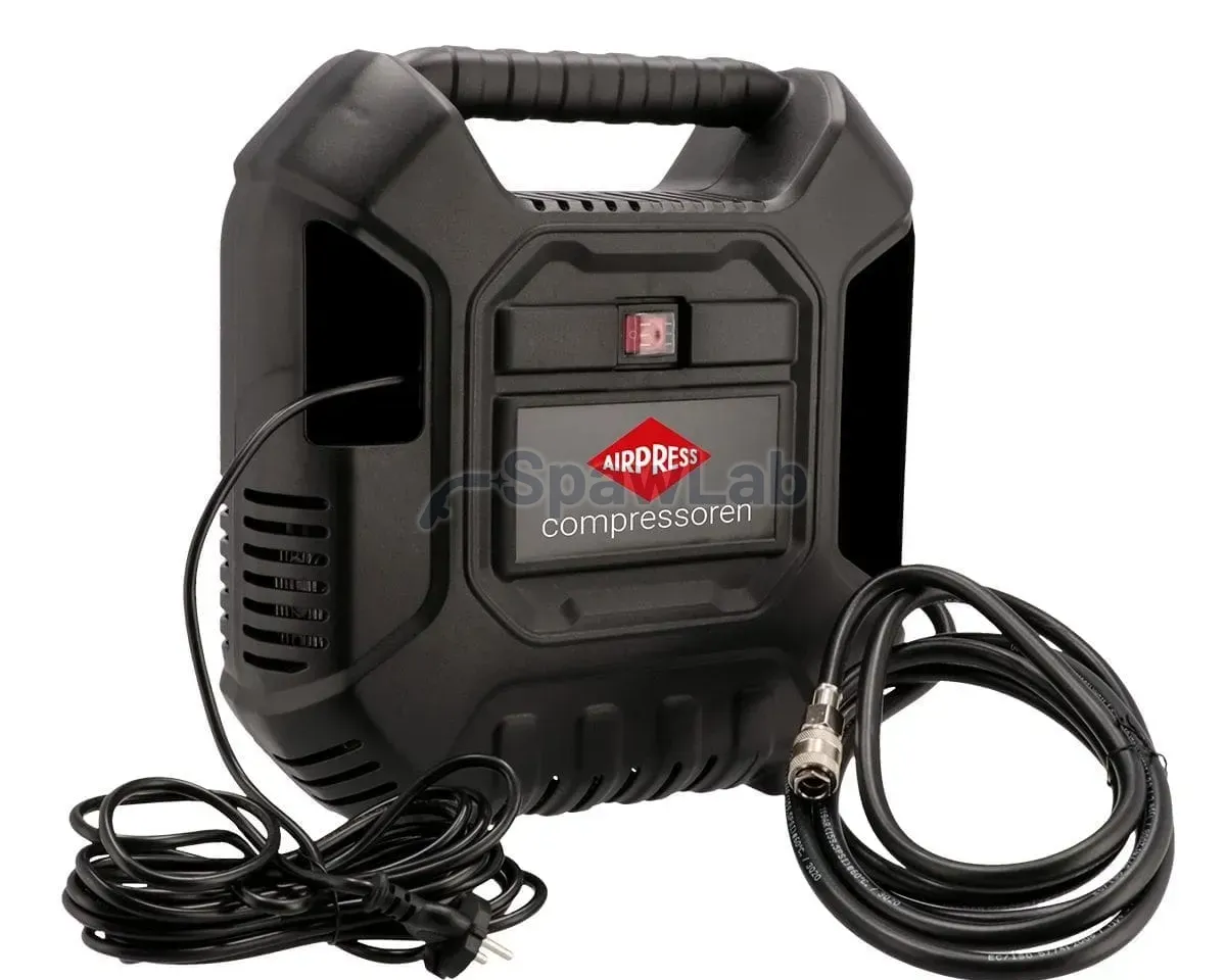 Airpress Small oil-free compressor portable HLO 180 8 bar 1.5 HP/ 1.1 kW 150 l/min + kit accessories