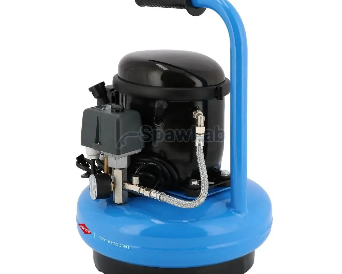 Airpress Klein Zweizylinder-Kolbenkompressor L 6-45 8 bar 0.3 PS/0.2 kW 18.5 l/min 6 l leise