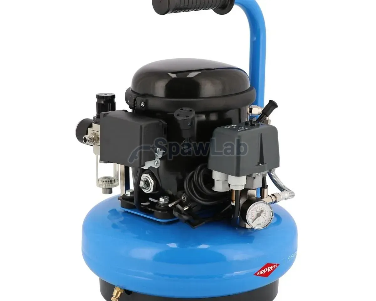 Airpress Klein Zweizylinder-Kolbenkompressor L 6-45 8 bar 0.3 PS/0.2 kW 18.5 l/min 6 l leise, Bild 7
