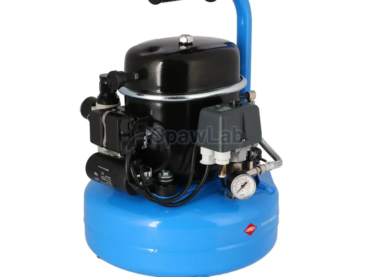 Airpress L 9-75 kleiner leiser Zweikolbenkompressor 8 bar 0,5 PS/0,37 kW 37 l/min 9 l, Bild 6