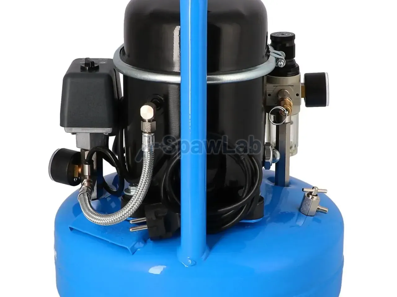 Airpress L 9-75 kleiner leiser Zweikolbenkompressor 8 bar 0,5 PS/0,37 kW 37 l/min 9 l, Bild 7