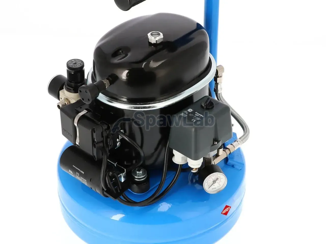 Airpress L 9-75 kleiner leiser Zweikolbenkompressor 8 bar 0,5 PS/0,37 kW 37 l/min 9 l, Bild 8