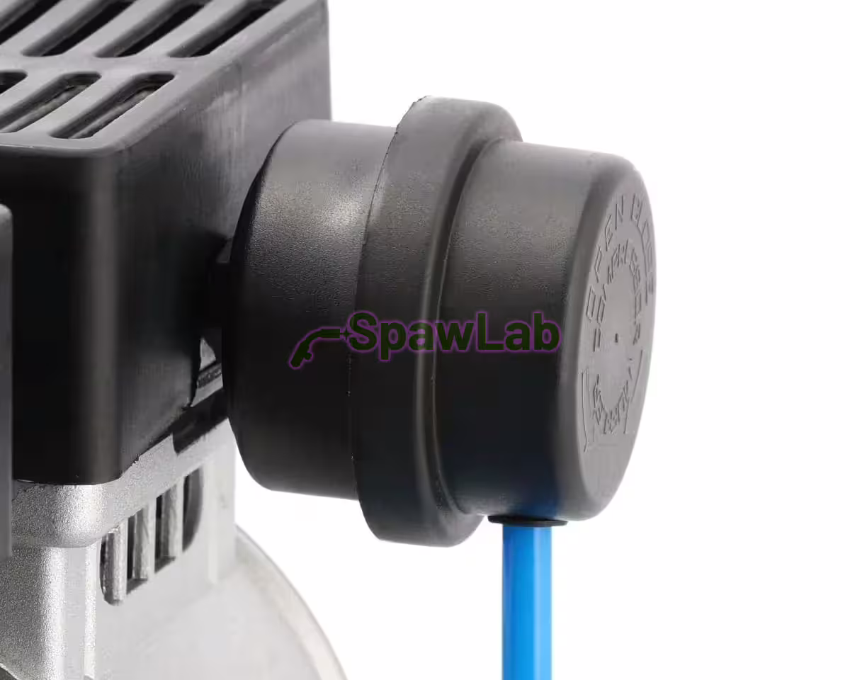 Airpress Mały kompresor L 6-105 8 bar + zestaw z pistoletem do przedmuchu i wężem pneumatycznym, zdjęcie 11