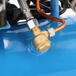 Airpress Mały kompresor L 6-105 8 bar + zestaw z pistoletem do przedmuchu i wężem pneumatycznym, zdjęcie 12