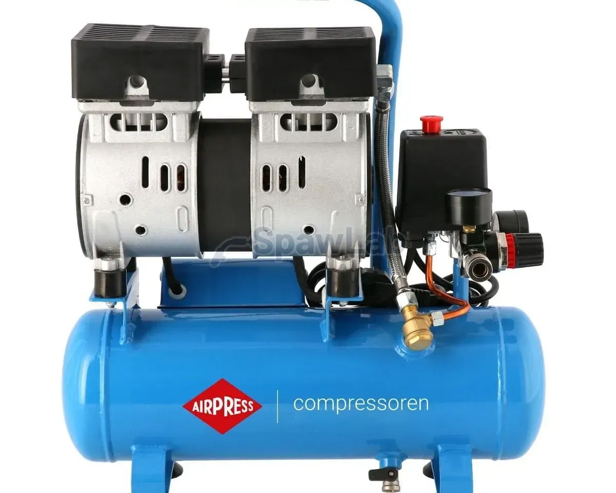 Airpress L 6-105 small compressor 8 bar + kit with blow gun and air hose, photo 3