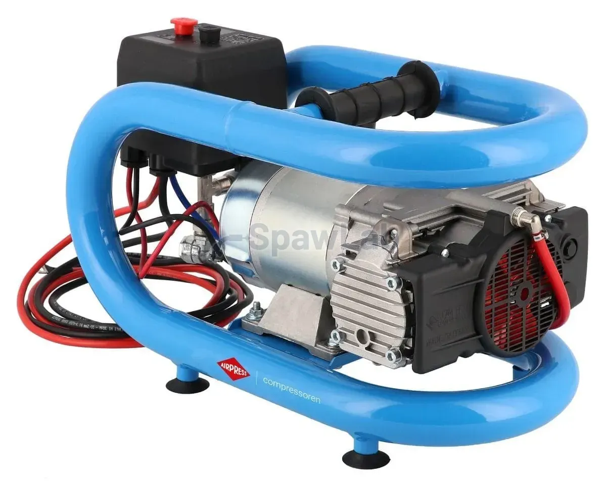 Airpress Mały kompresor samochodowy 12V LMO 3-190 8 bar 0.7 KM/0.5 kW 152 l/min 3 l bezolejowy dwutłokowy, zdjęcie 3