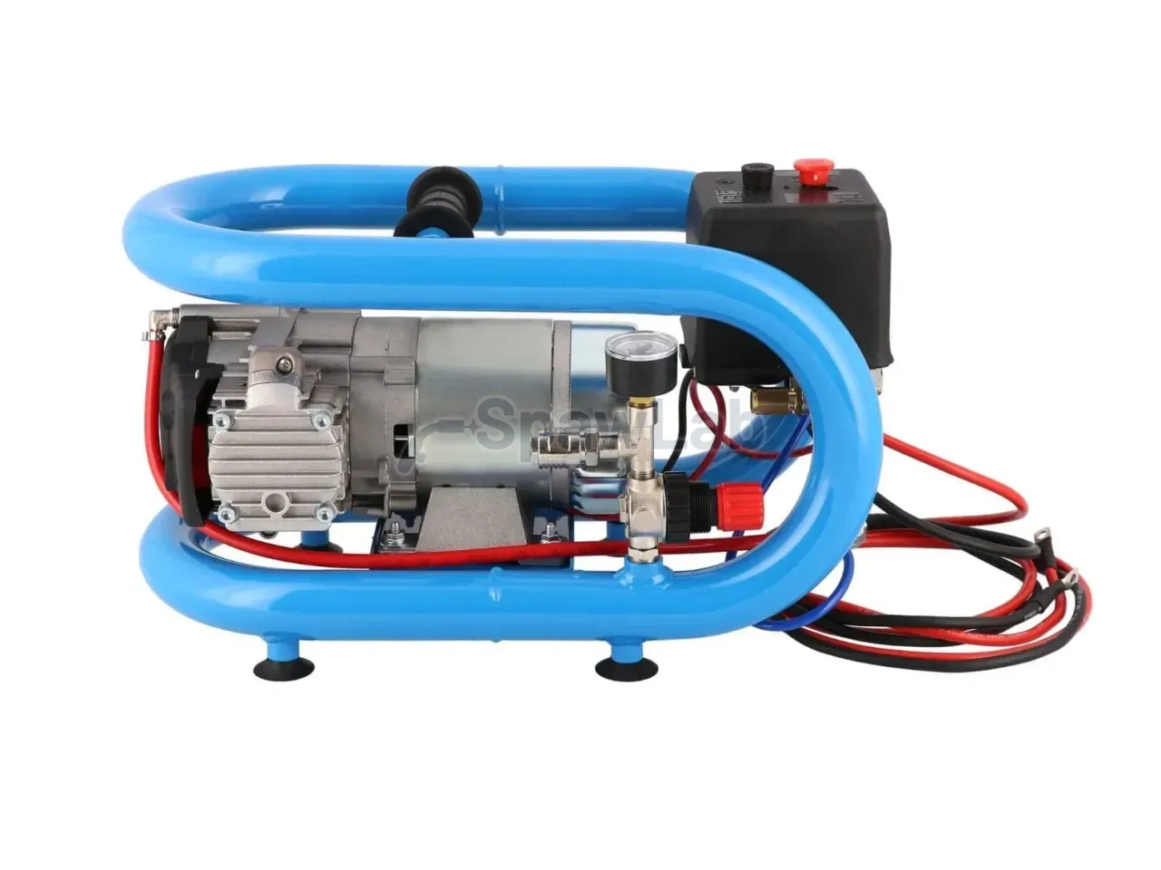 Airpress Mały kompresor samochodowy 12V LMO 3-190 8 bar 0.7 KM/0.5 kW 152 l/min 3 l bezolejowy dwutłokowy, zdjęcie 6