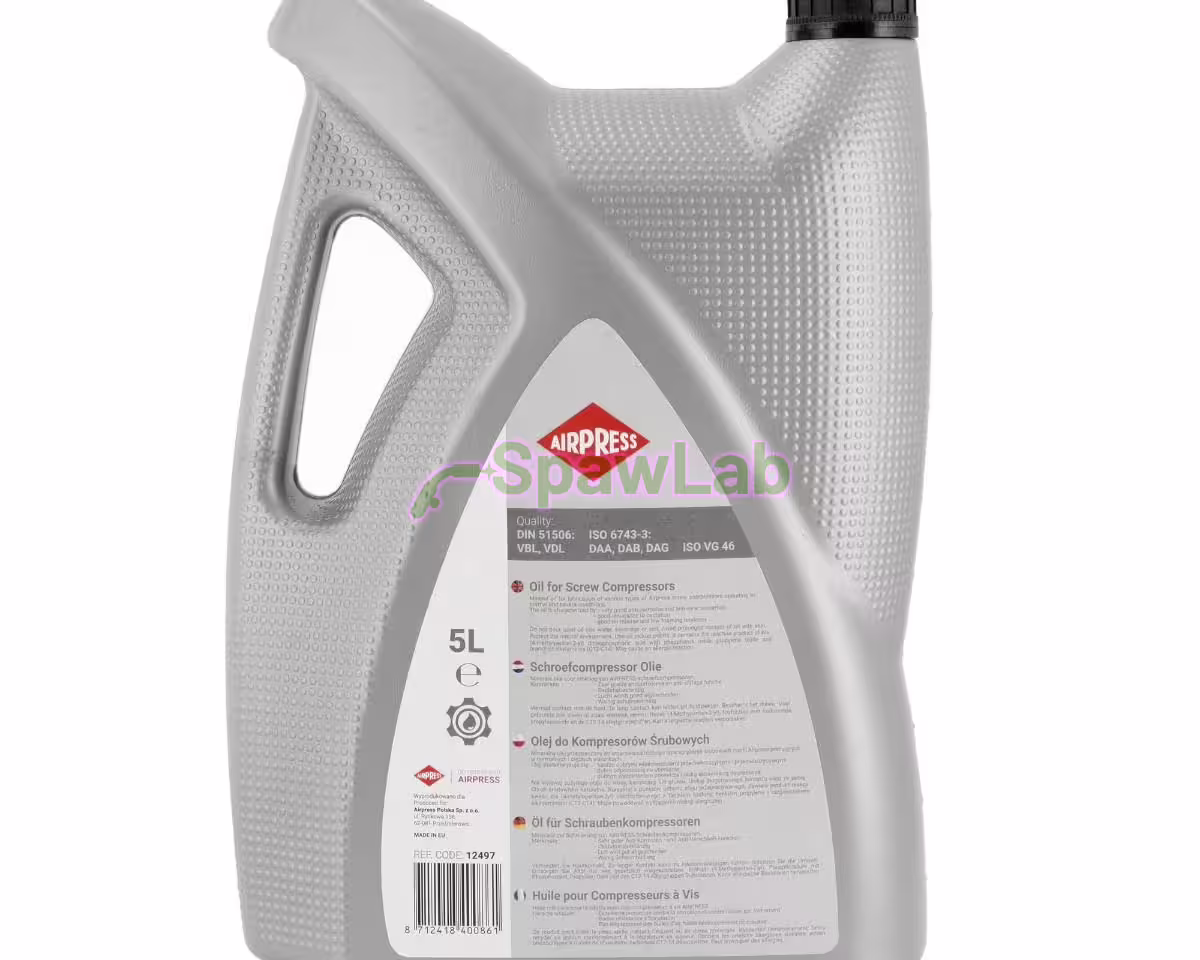 Airpress Olej do sprężarek śrubowych 5L, zdjęcie 3